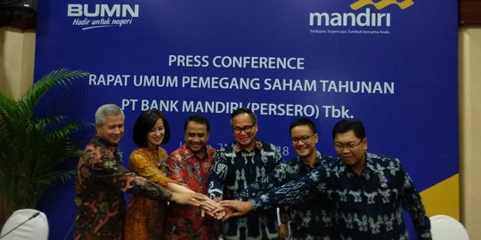 RUPST Bank Mandiri, angkat 4 direksi baru hingga catatkan laba Rp 20,6 T di 2017