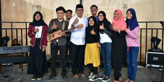 Gaet pemilih milenial, Ridwan Kamil tawarkan konsep wadah kreatif