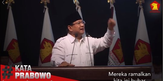 Soal NKRI bubar 2030, Prabowo merujuk pada ahli intelijen strategis luar negeri