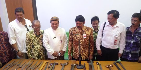 Sebelum dipamerkan, keris bantuan Kemendikbud di Solo akan diritualkan