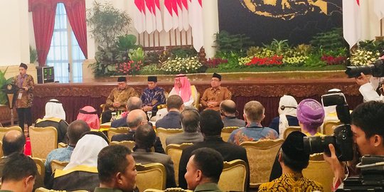 Jokowi: Jangan sampai umat Islam di Indonesia terjebak fitnah dan hasutan kebencian