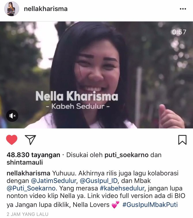 nella kharisma luncurkan jingle gus ipul mbak puti