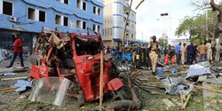 Mencekamnya serangan bom di Somalia yang tewaskan 14 orang
