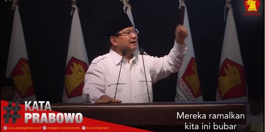 Tanggapi pidato Prabowo, Buya Syafii sebut 'Masak gampang banget negara ini bubar'