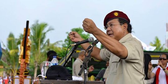 'Isu Prabowo king maker sengaja dimunculkan pihak yang ngiler kursi Gerindra'
