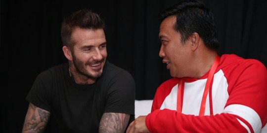 Datang ke Indonesia, Menpora ajak David Beckham makan nasi goreng dan sate