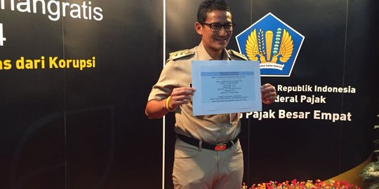 Sandiaga lapor SPT: Pelayannya sangat ramah dan ada kemajuan