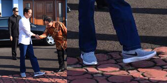 Tak selalu pakai murah, ada 2 sepatu Jokowi bernilai mahal