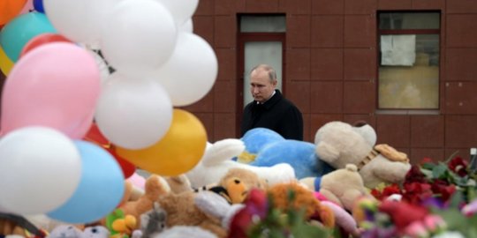 Kunjungi lokasi kebakaran, Putin sesali adanya kecerobohan