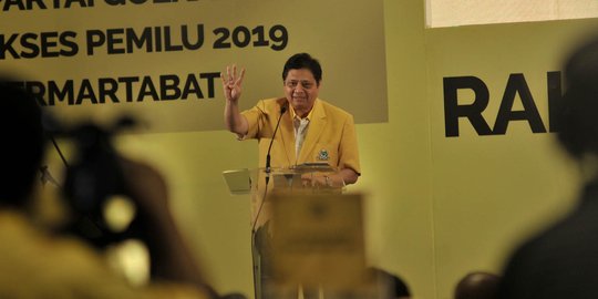 Konsolidasi dengan dewan pembina, DPP Golkar tak bahas cawapres