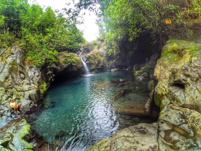 Telaga Sunyi danau biru tempat bertapa yang jadi wisata 