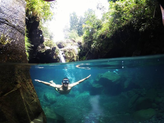 Telaga Sunyi Danau Biru Tempat Bertapa Yang Jadi Wisata