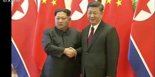 Pertemuan bersejarah Kim Jong Un dan Xi Jinping di China