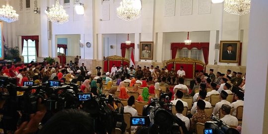 Jokowi terima 300 perwakilan pengurus dan nasabah Bank Wakaf Mikro