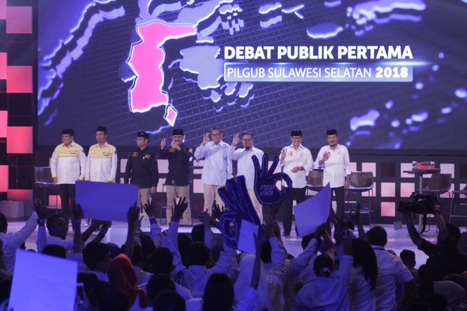debat cagub sulsel