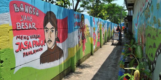Warna-warni Gang Mural di sudut Jakarta