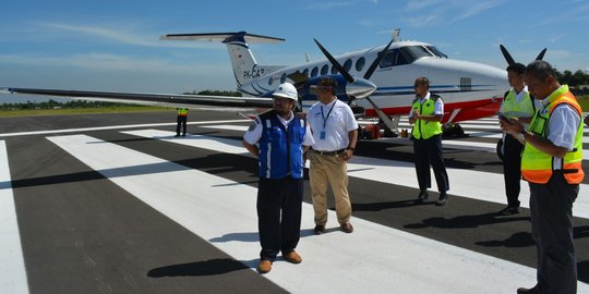 Sempat gagal, uji navigasi di Bandara Kertajati akhirnya berhasil