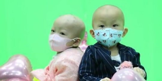 [Video] Pasangan bocah dua tahun di China menikah karena idap leukemia akut