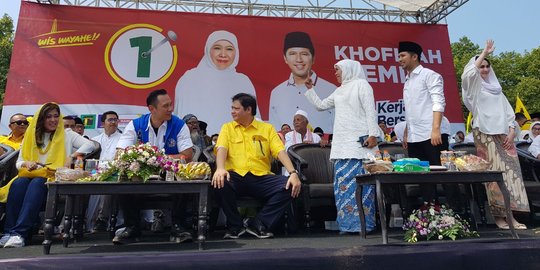 Ketum Golkar dan Rhoma Irama kampanye menangkan Khofifah-Emil di Jombang