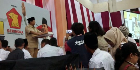 Prabowo: Terus terang saja saya kapok dengan elite Indonesia