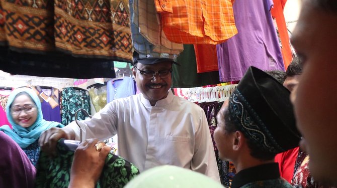 gus ipul mengunjungi pasar lawang dan singosari kabupaten malang
