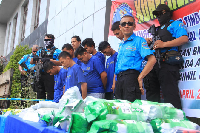 pengungkapan narkoba di sumut