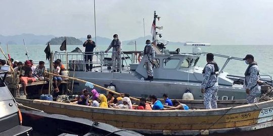 Kapal pengungsi Rohingya dicegat saat masuki wilayah perairan Malaysia