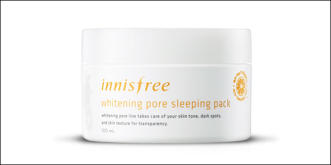 innisfree whitening pore sleeping pack