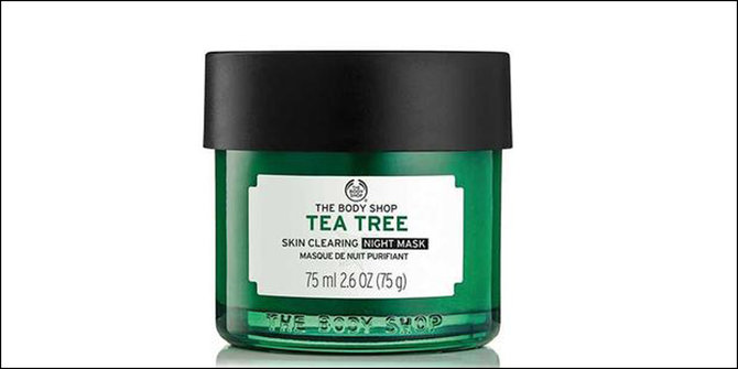 the body shop tea tree skin clearing night mask