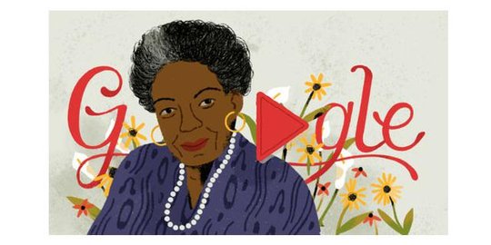 Dr. Maya Angelou muncul di Google Doodle, siapakah dia?