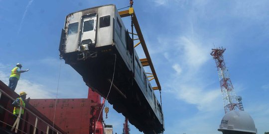 Tambah armada, KRL datangkan 10 gerbong kereta dari Jepang