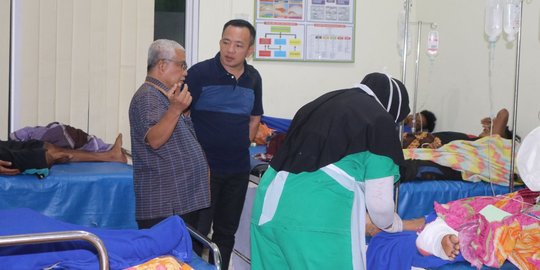 Tabung gas meledak, 10 warga di Indragiri Hilir terluka