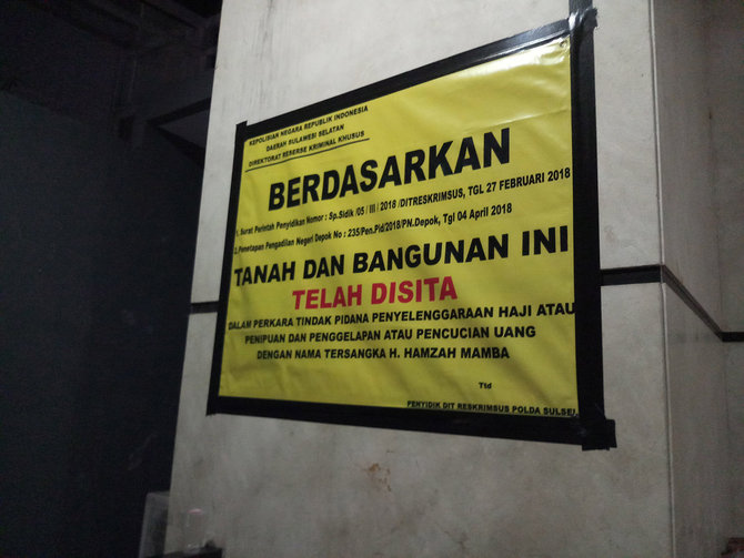 rumah abu tour di depok disita