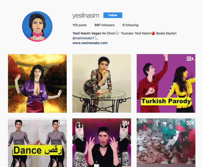 instagram dan youtube nasim najafi aghdam