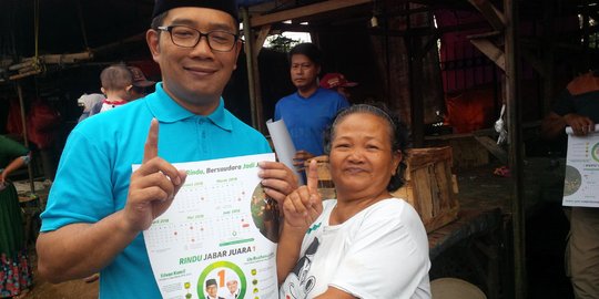 Ridwan Kamil unggul di 3 wilayah Jabar, Kota Sukabumi selisih 0,75 persen
