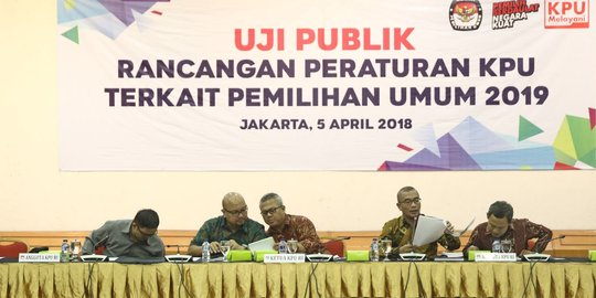 Uji publik rancangan peraturan KPU terkait Pemilu 2019