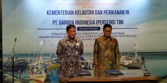 Resmi kerja sama, karyawan KKP dapat potongan harga 12 persen naik Garuda Indonesia