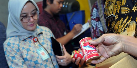 Antisipasi makanan bercacing, BPOM Banten sidak pasar swalayan BSD