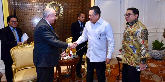 Dikunjungi Dubes AS, Ketua DPR tegaskan sikap RI soal Palestina