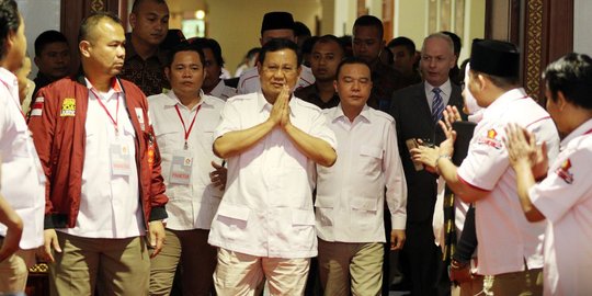 'Prabowo maju bukan keinginan pribadi Gerindra, tapi keinginan rakyat'