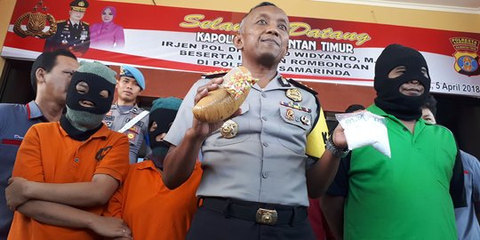 Sabu senilai Rp 5 miliar disita polisi di Samarinda, dipasok dari Kalsel