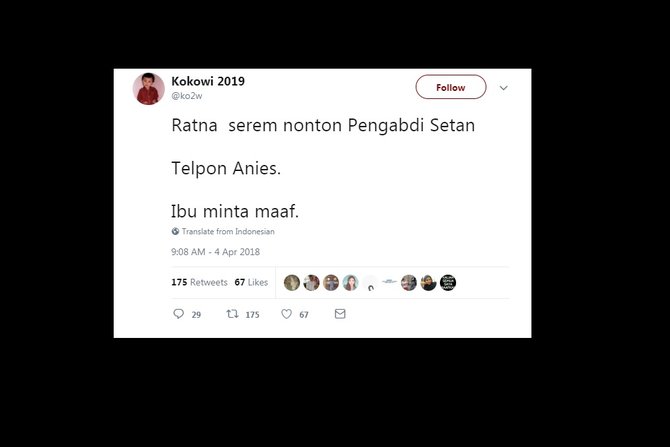 cuitan konyol tentang ratna sarumpaet