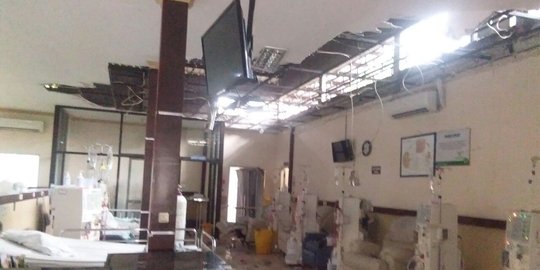 Dihantam angin kencang, RSUD Sleman alami kerusakan