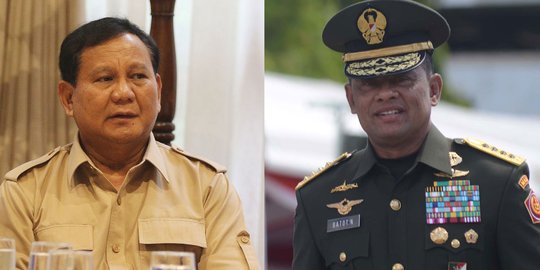 Sinyal Prabowo tak maju Capres & pilih Gatot lewat Gerindra menguat