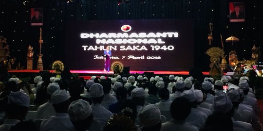 Hadiri perayaan Nyepi, Jokowi ajak umat Hindu jaga keharmonisan
