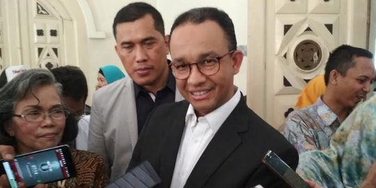 Ditanya jadi cawapres, Anies bilang 'belum ada komunikasi, urus Jakarta dulu lah'