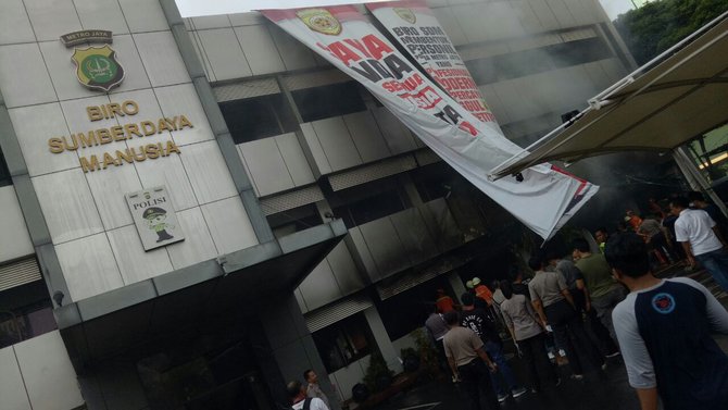 kebakaran di polda metro jaya