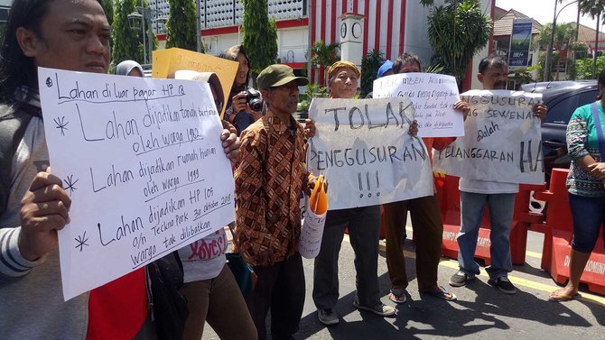 warga jebres tolak penggusuran