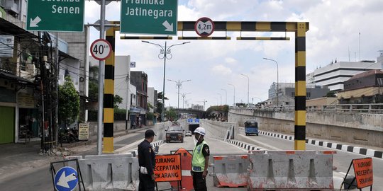 Hari pertama uji coba underpass Matraman semrawut, Dishub janji evaluasi