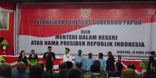 Menteri Tjahyo Kumolo resmi lantik Soedarmo jadi Pejabat Gubernur Papua